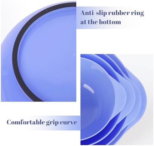 Anti slip plastic baking bowls set — photo 4