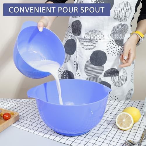 Anti slip plastic baking bowls set — photo 5