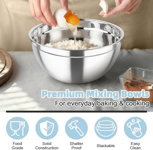 Nesting Mixing Bowls with Airtight Lids — photo 5