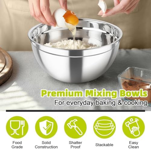 Nesting salad bowls with airtight seals — photo 5