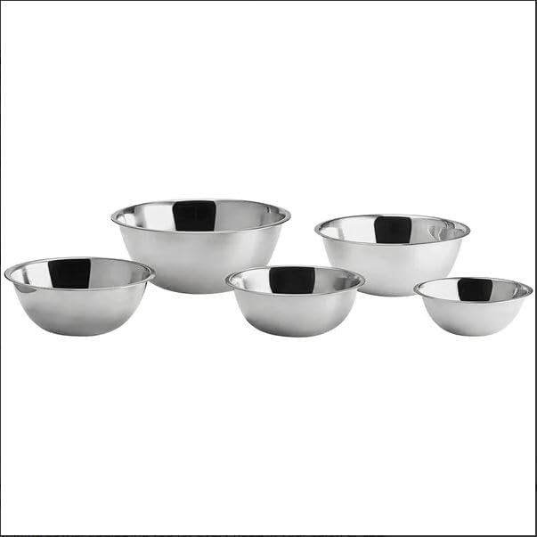 Premium stainless steel nesting mixing bowl set