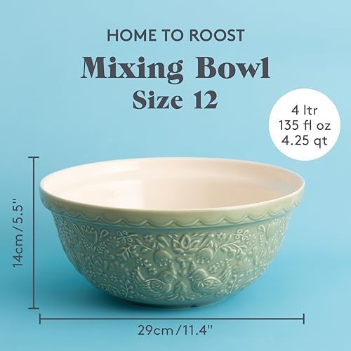 Home to Roost Embossed Earthenware Bowl — photo 4
