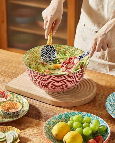 Multicolor Ceramic Nesting Mixing Trio — photo 3