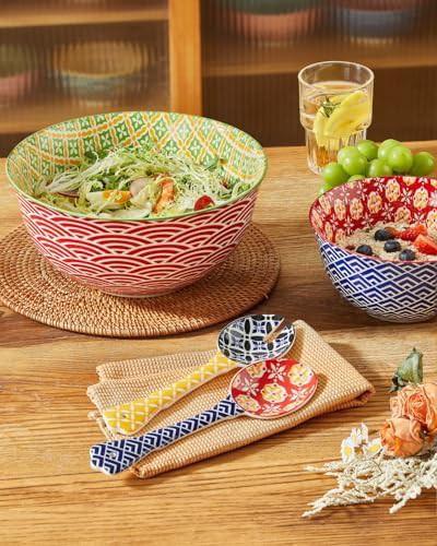 Multicolor Ceramic Nesting Mixing Trio — photo 5