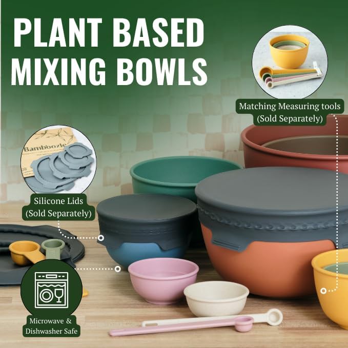 Plant based nesting bowl set alpine forest — photo 3