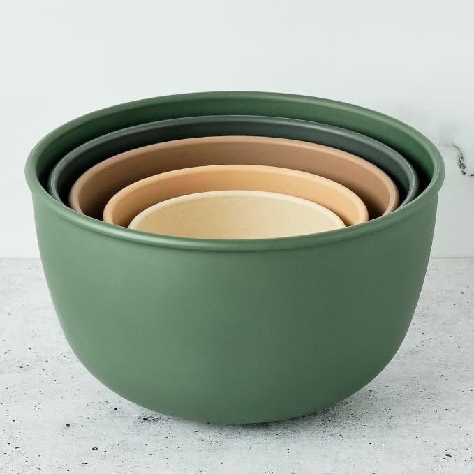 Plant based nesting bowl set alpine forest — photo 4