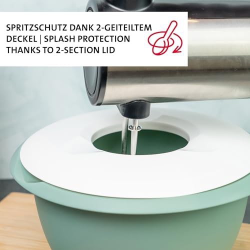 Mint green mixing bowl and cup duo — photo 3