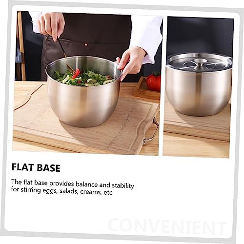 Stainless steel marinating bowl with cover — photo 5