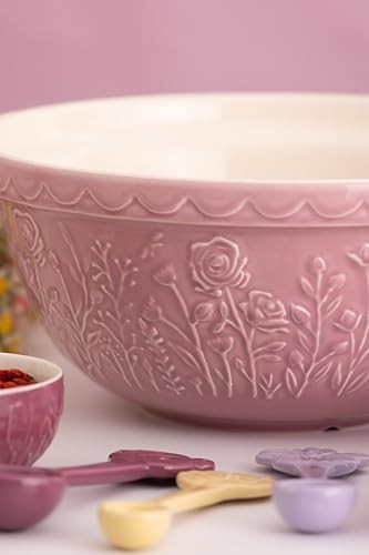 Rose Meadow Large Ceramic Mixing Bowl — photo 4