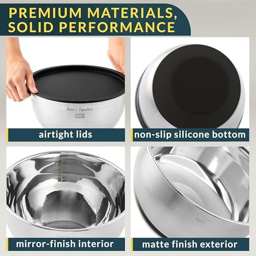 Black Stainless Steel Bowls with Grater Lids — photo 3