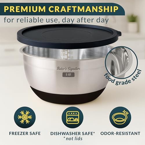 Black Stainless Steel Bowls with Grater Lids — photo 4