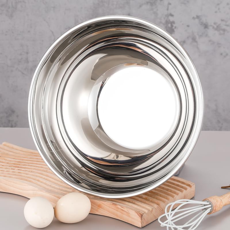 Stainless Steel Kitchen Bowl with Silicone Bottom — photo 4