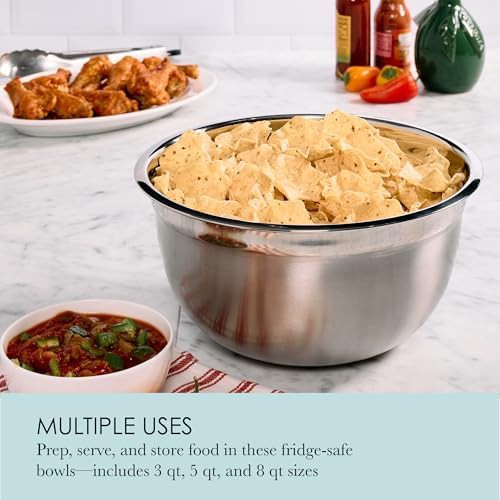 Stainless steel meal prep nesting bowls — photo 3