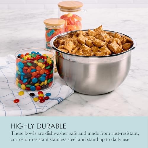Stainless steel meal prep nesting bowls — photo 4