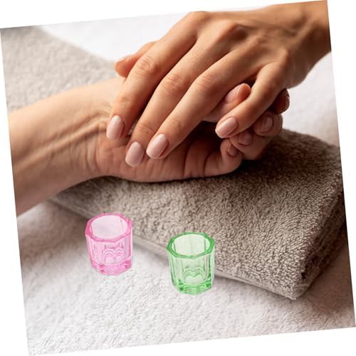 Three Piece Glass Nail Dappen Dish Set — photo 4