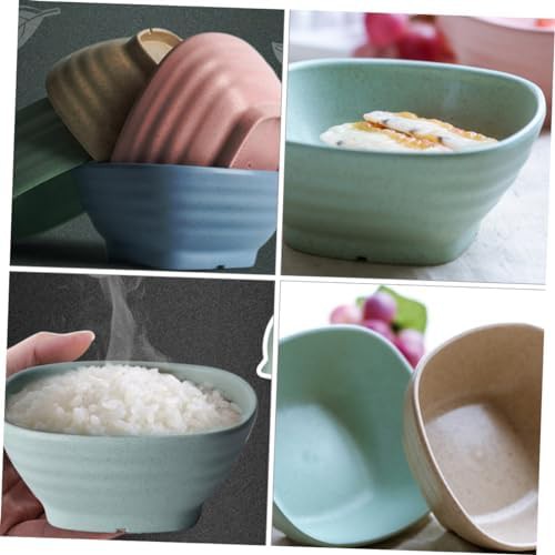 Eight piece wheat straw soup bowl set — photo 4