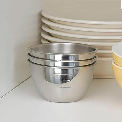 Three Piece Stainless Steel Nesting Bowls — photo 5