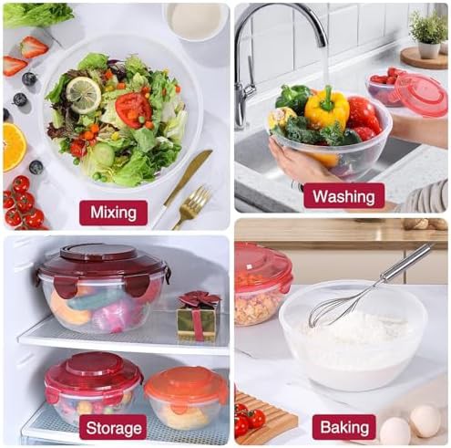 Airtight leakproof storage bowls with handles — photo 5
