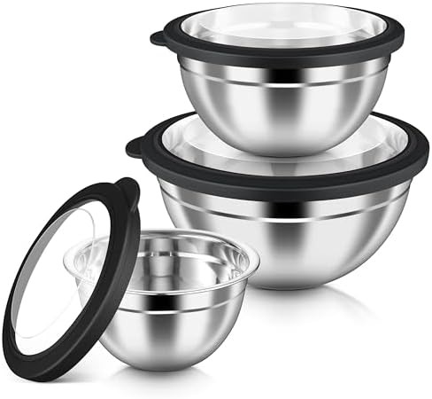 Stainless Steel 6 Piece Nesting Bowl Set