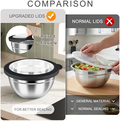 Stainless Steel 6 Piece Nesting Bowl Set — photo 4