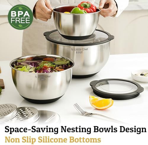 Black Stainless Steel Bowls with Warp Proof Lids — photo 5