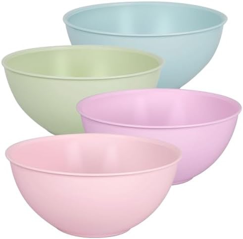 Lightweight plastic four piece serving set