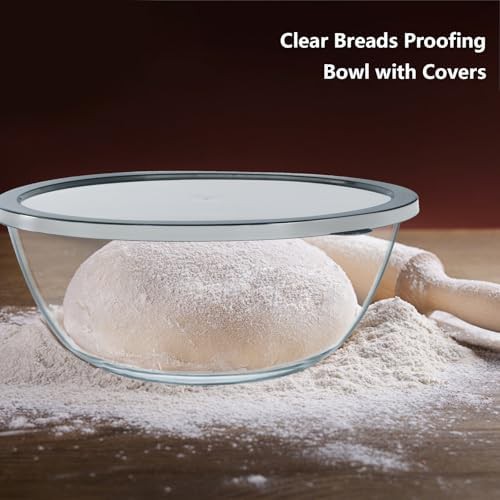 Large Glass Mixing Bowl with Storage Lid — photo 4