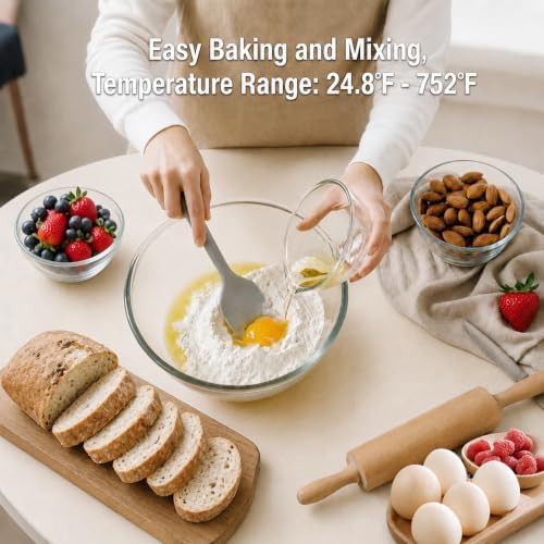 Glass nesting baking bowl set with lids — photo 4