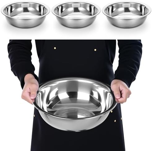Extra large 8 quart nesting salad basin
