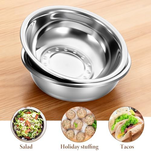 Extra large 8 quart nesting salad basin — photo 4