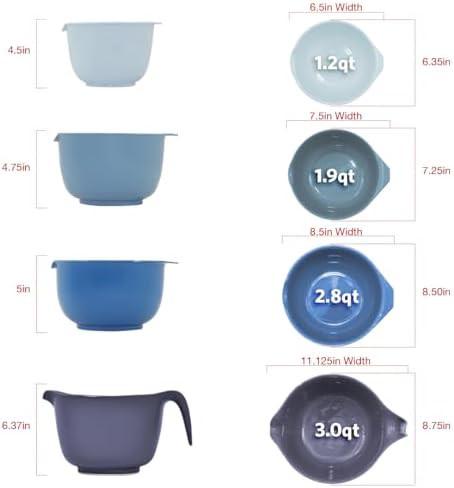 Glad blue four piece nesting set — photo 5