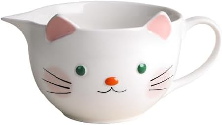 Cute cat ceramic mixing bowl