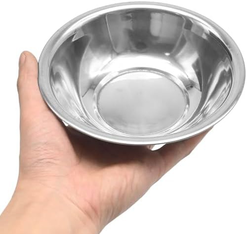 Small stainless steel flat base bowls — photo 3