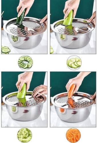 Compact Stackable Steel Mixing Bowls — photo 5