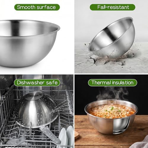 Thickened silver stainless steel set — photo 4