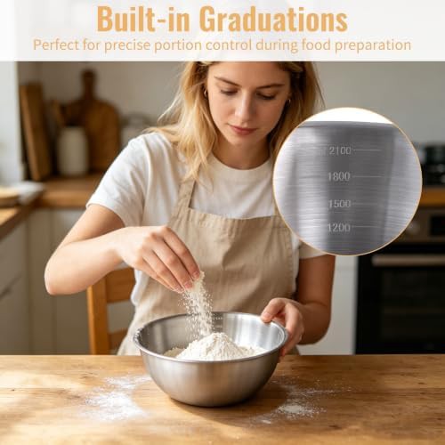 Twelve Piece Graduated Stainless Steel Bowls — photo 5